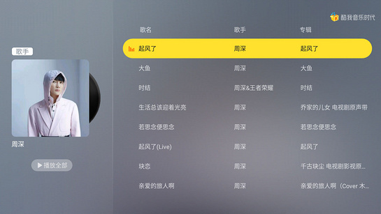 酷我音乐时代TV1.9.28免登陆VIP版插图1